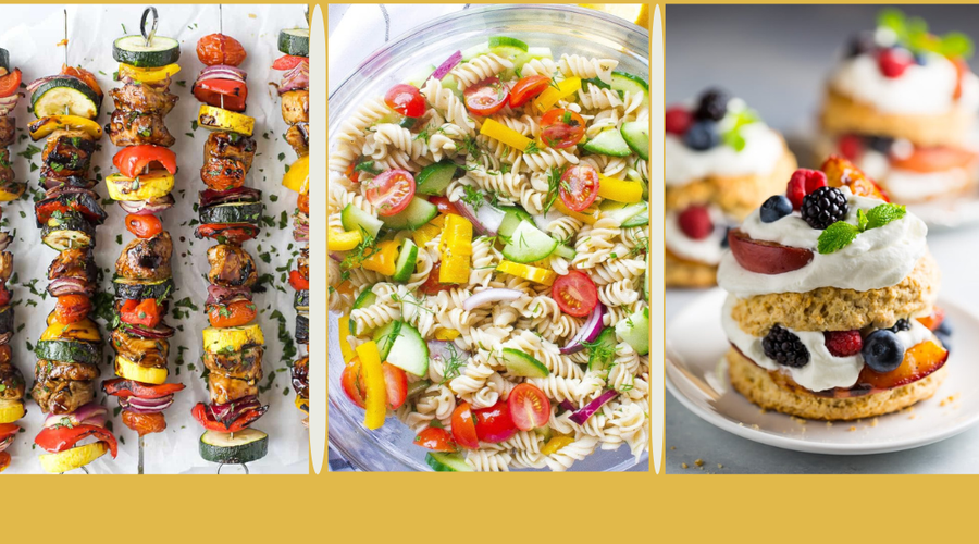3 DELICIOUS JULY RECIPES FOR BBQS & PICNICS