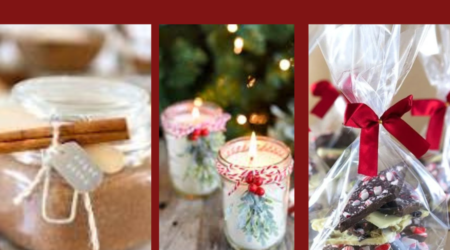 7 FESTIVE DIY IDEAS FOR HOMEMADE CHRISTMAS GIFTS AND TREATS