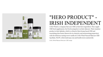 Mentioned as the Hero Product in the Irish Independent - 03 Oct 2020